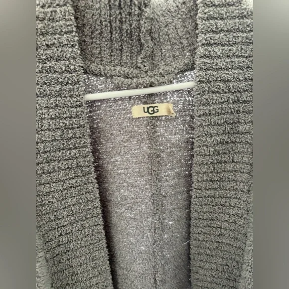 UGG Fremont Open Cardigan Gray S - Picture 4 of 8